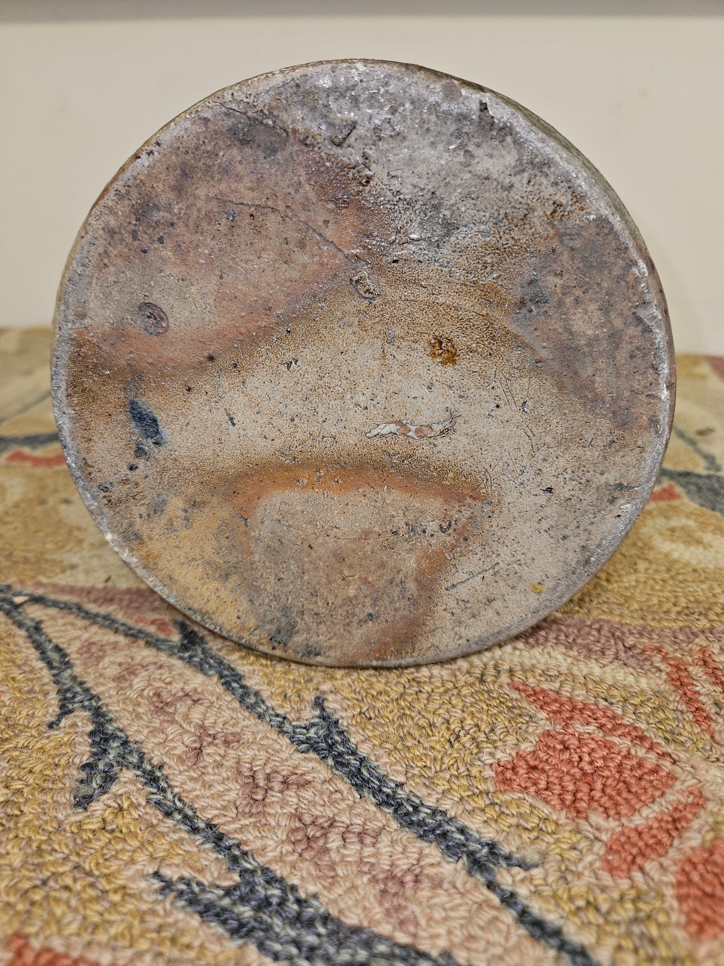 Ohio Stoneware Blue Cobalt Decorated Storage Jar