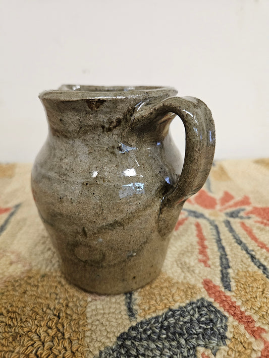 EH Hewell Small Pottery Pitcher W/ Designs!!
