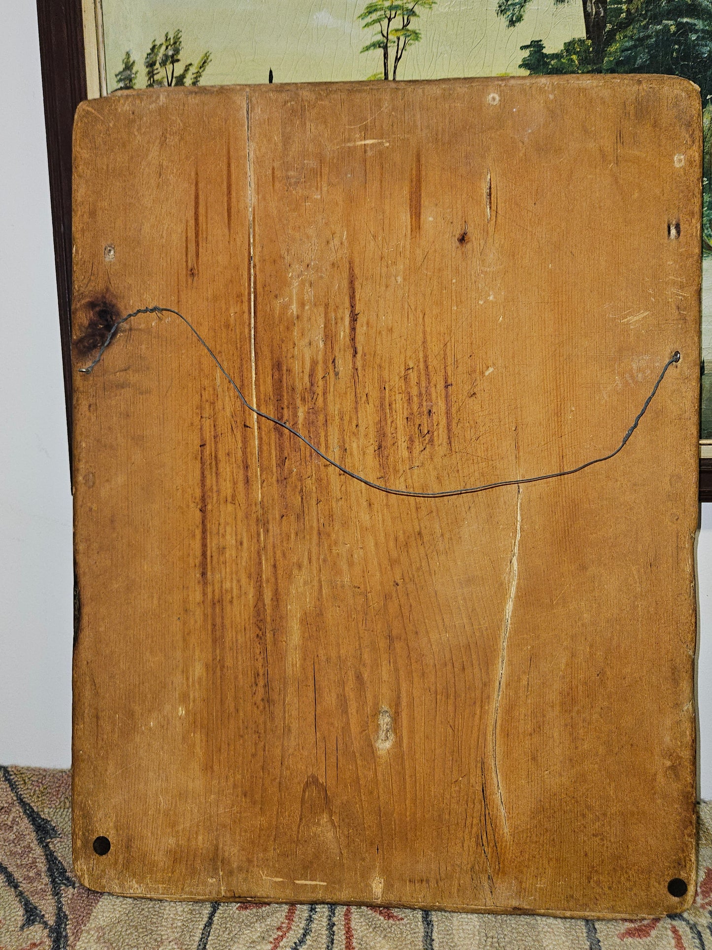 Primitive Blue & Black Game Board.